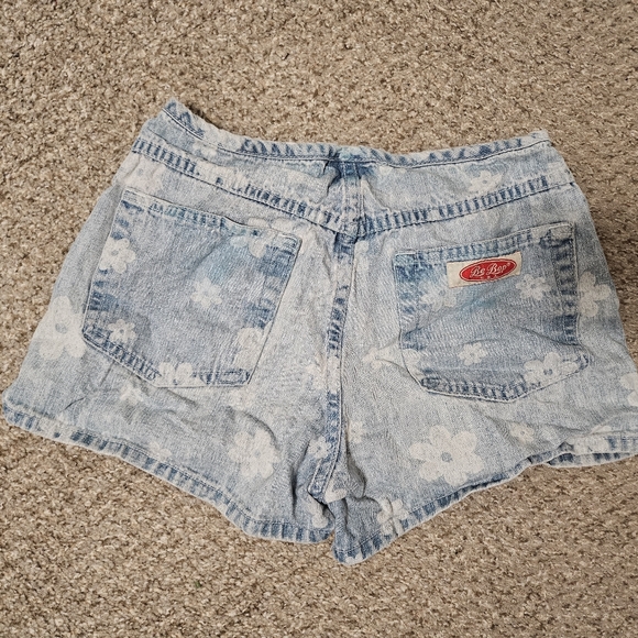 Extra Small BeBop U.S.A. Flower Pattern Jean Shorts - Picture 2 of 2